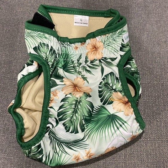 Langsprit Floral Large 3 Pair of Washable female Reuseable Dog Diapers n… - Picture 13 of 15